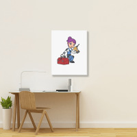 Gabby Blaze And The Monster Machines Portrait Canvas Print | Artistshot