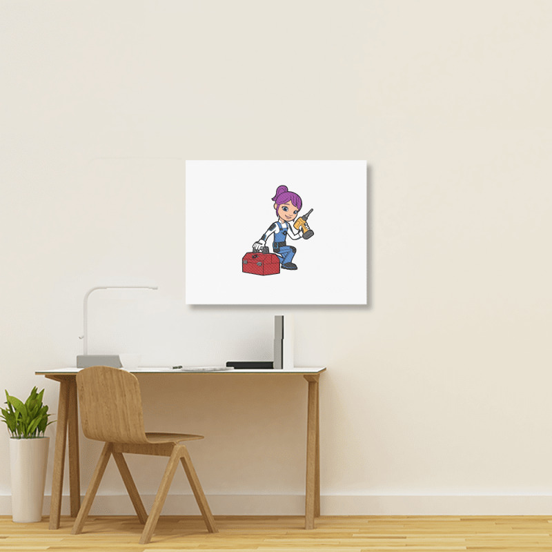 Gabby Blaze And The Monster Machines Landscape Canvas Print | Artistshot