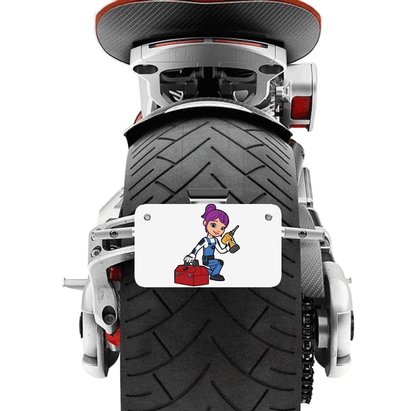 Gabby Blaze And The Monster Machines Motorcycle License Plate | Artistshot