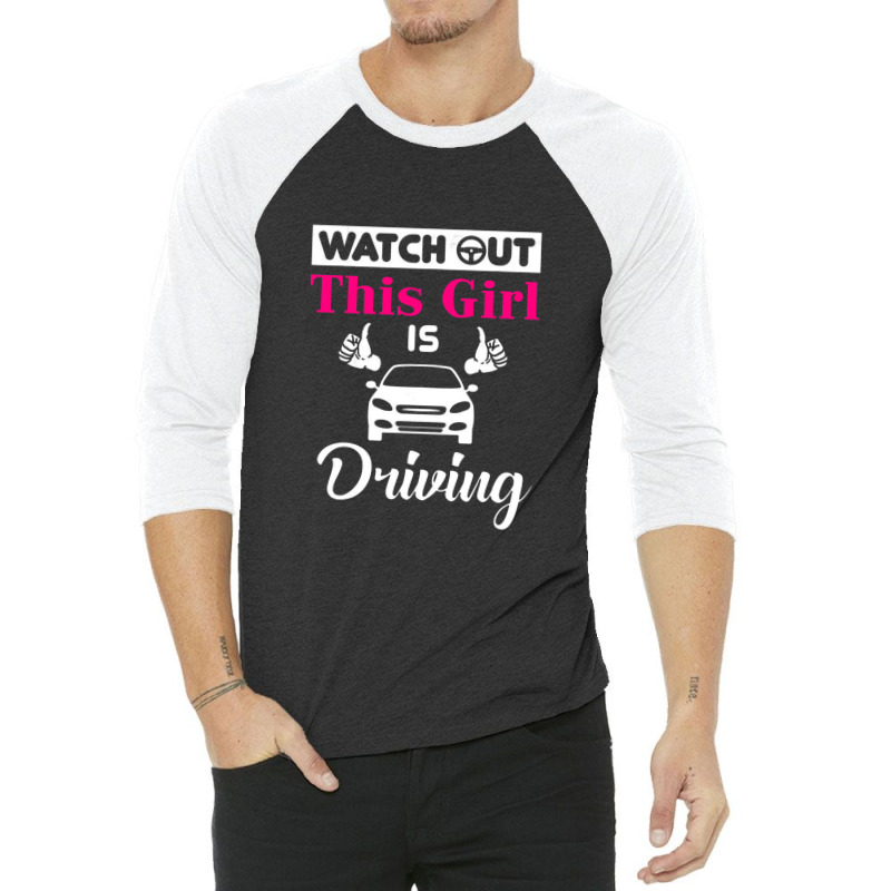 New Driver Gifts Funny For Teen Girls And Boys Student 3/4 Sleeve Shirt | Artistshot