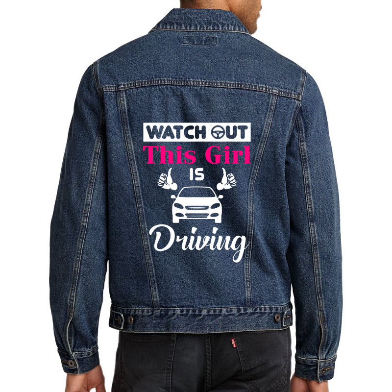 New Driver Gifts Funny For Teen Girls And Boys Student Men Denim Jacket | Artistshot