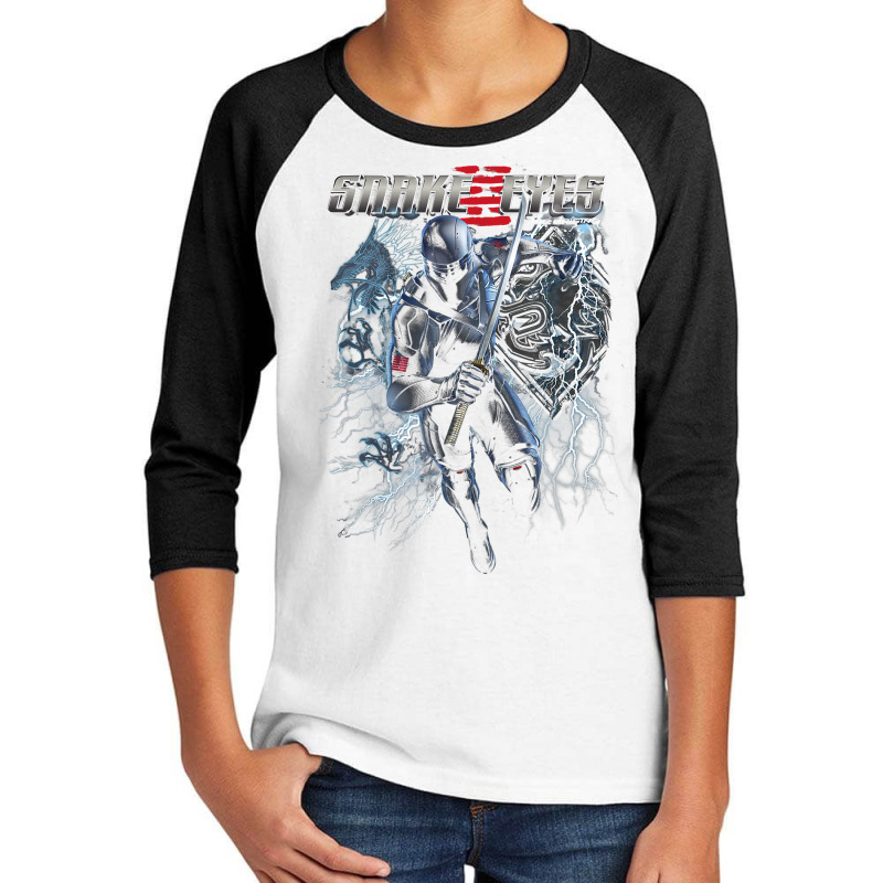 Snake Eyes Sneaky Thunder T Shirt Youth 3/4 Sleeve by oluwafemimccullers | Artistshot