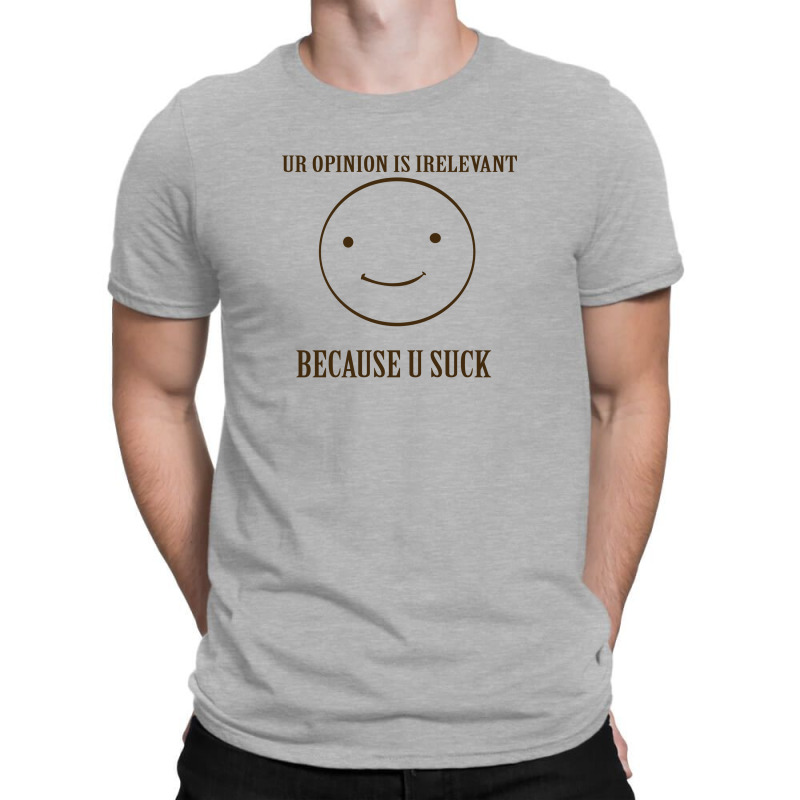 Irrelevant You Suck Tie Dye Crop Top T-shirt | Artistshot