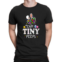 Nicu Nurse Easter Team Tiny Humans Bunnies Stethoscope T-shirt | Artistshot