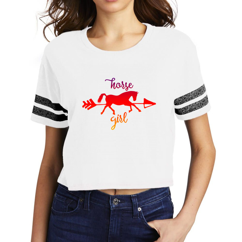 Horse Girl Scorecard Crop Tee by Bettercallsaul | Artistshot