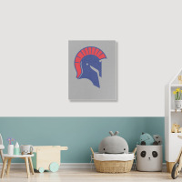 Alexandria High School Portrait Canvas Print | Artistshot