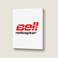 Bell Helicopter Textron Portrait Canvas Print | Artistshot