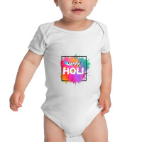 Happy Holi Color India Hindu Happy Holi Baby Bodysuit | Artistshot