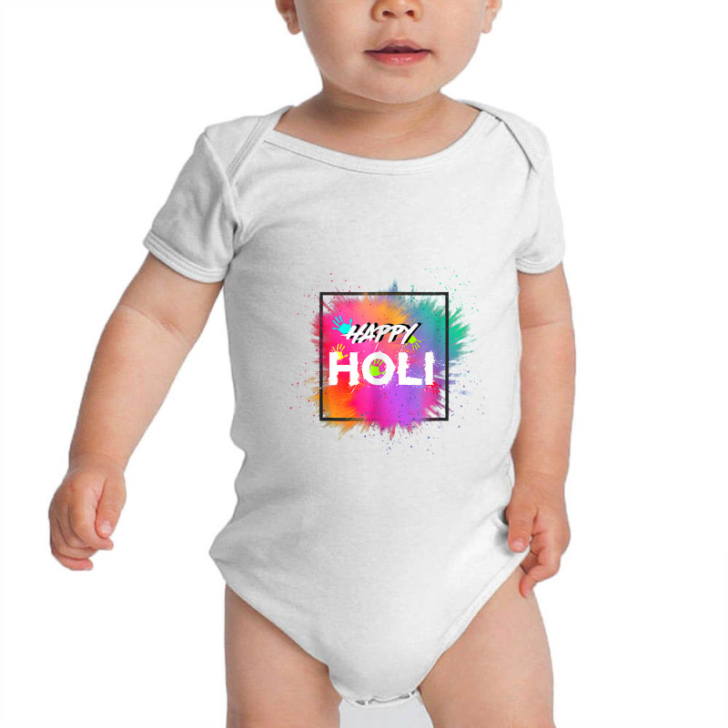 Happy Holi Color India Hindu Happy Holi Baby Bodysuit | Artistshot