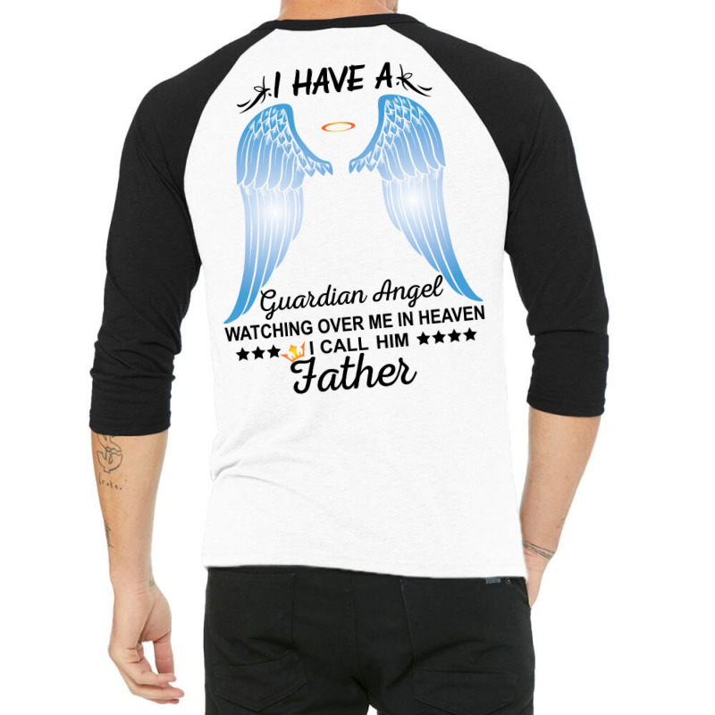 My Father Is My Guardian Angel 3/4 Sleeve Shirt by SabriAcar | Artistshot