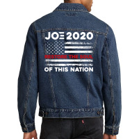 Joe Biden 2020 Restore The Soul Of This Nation American Flag Men Denim Jacket | Artistshot