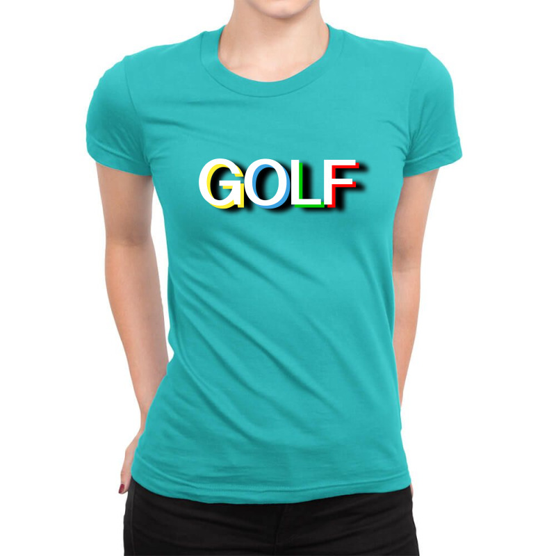 Golf Ladies Fitted T-Shirt by killakam | Artistshot