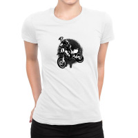 Motorcycle Ladies Fitted T-shirt | Artistshot