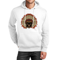 Skull American Indian Unisex Hoodie | Artistshot