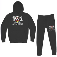 Dalmatian Funny Dog 101 Days Of School Dalmatian Dog Teacher 100th Day Hoodie & Jogger Set | Artistshot