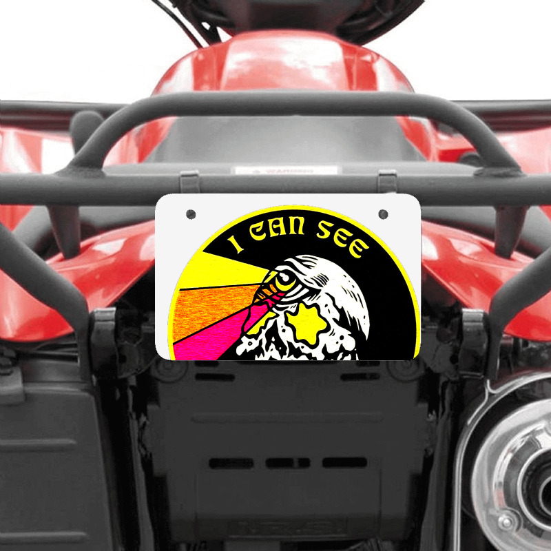 Skull Pop Art ATV License Plate by zig street | Artistshot