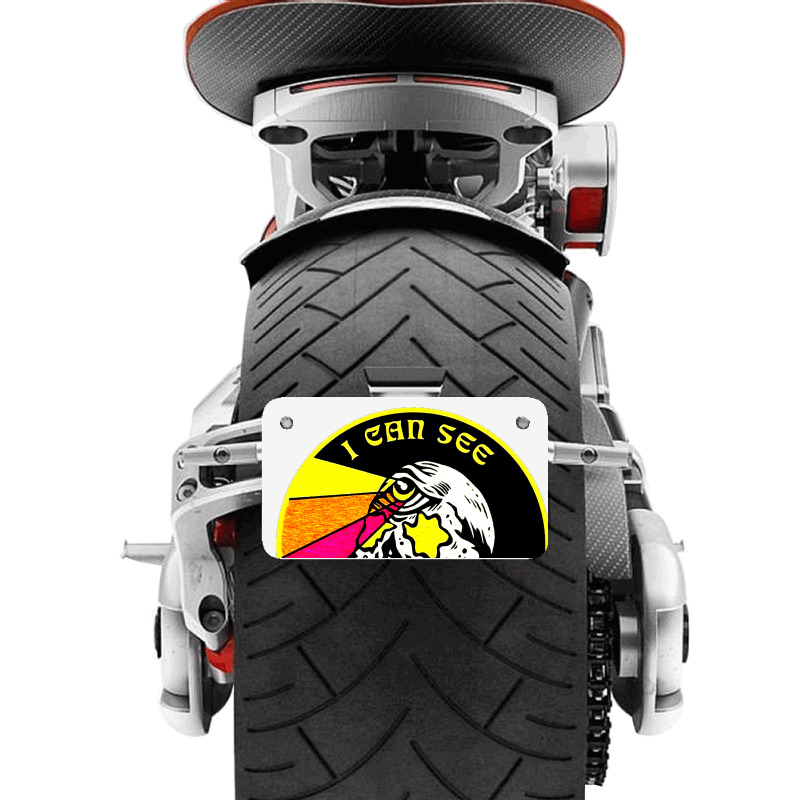 Skull Pop Art Motorcycle License Plate by zig street | Artistshot