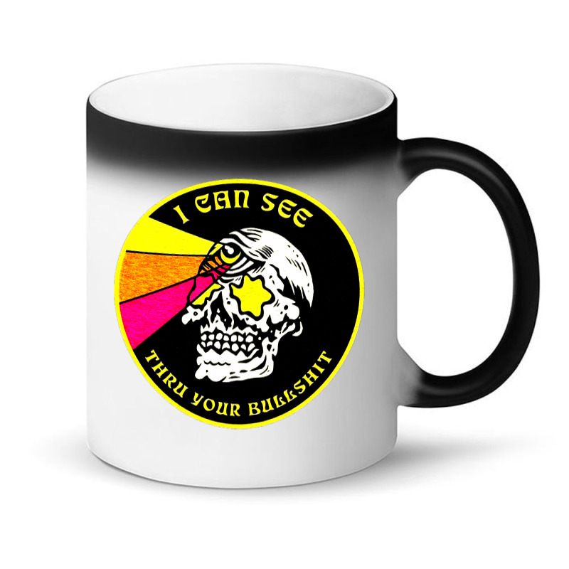 Skull Pop Art Magic Mug by zig street | Artistshot