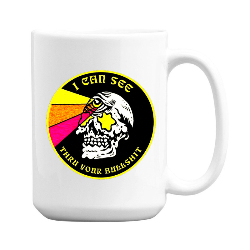 Skull Pop Art 15 Oz Coffee Mug by zig street | Artistshot