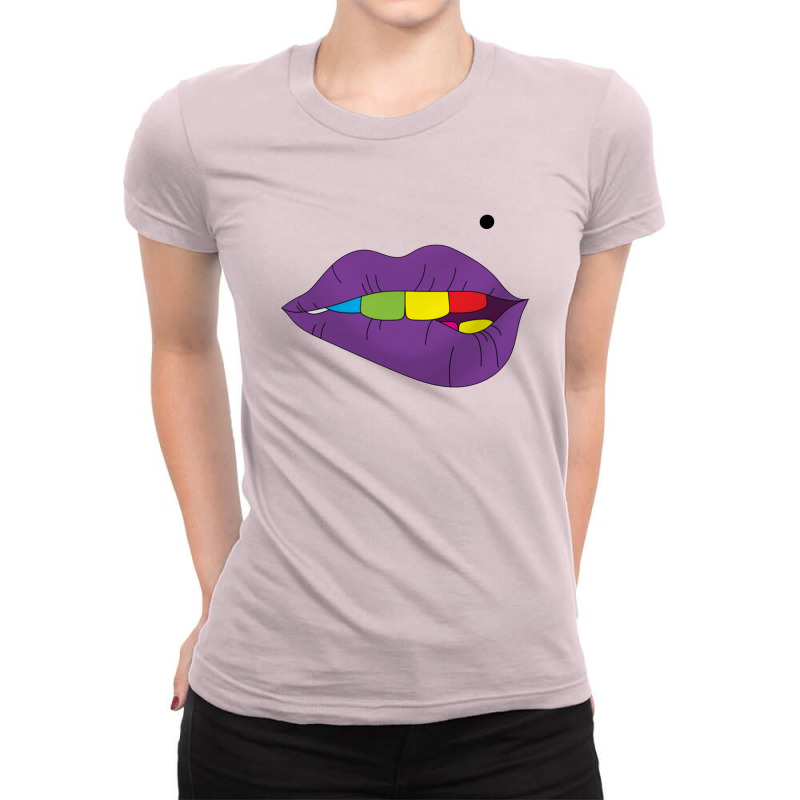 Lip Ladies Fitted T-shirt | Artistshot