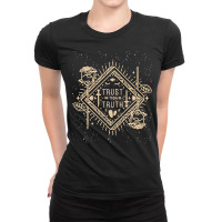 Tarot T  Shirt Trust In Your Truth Tarot Horoscope Spiritual Cosmos Un Ladies Fitted T-shirt | Artistshot