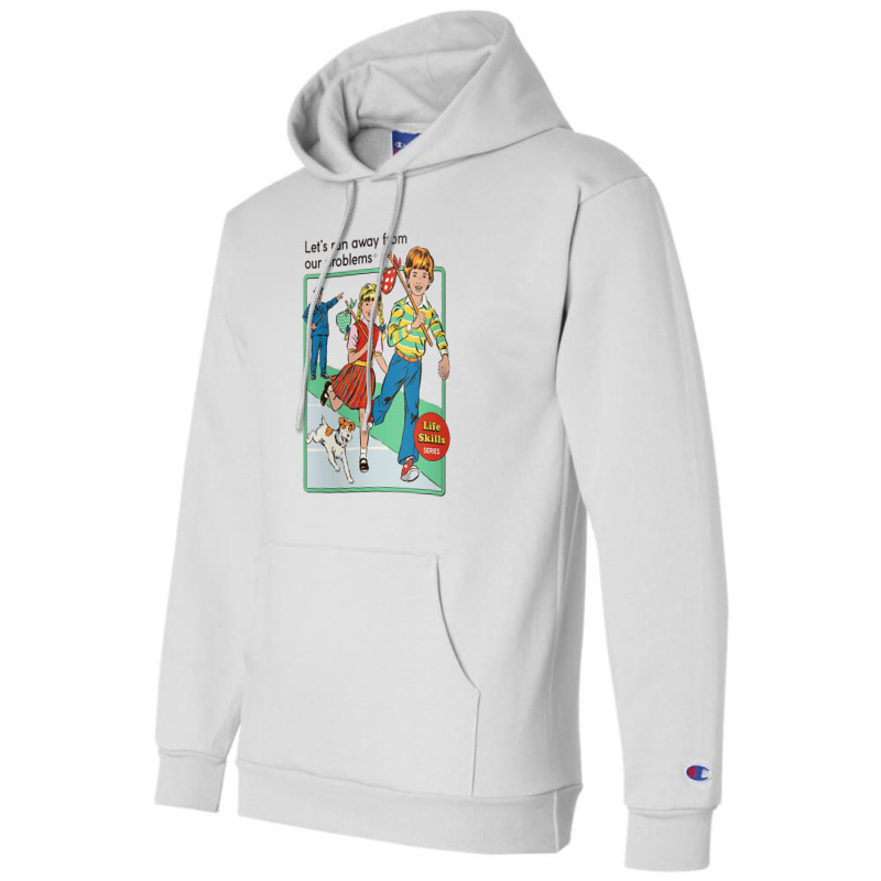 Let's Run Away Champion Hoodie by Brandy | Artistshot