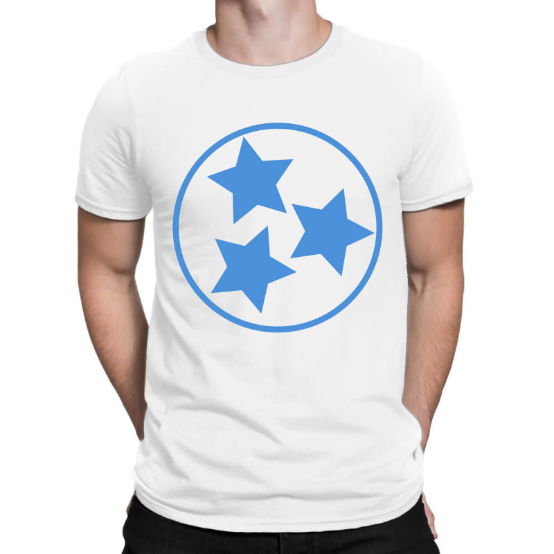 Titan S Blue Tri Star Classic T-shirt | Artistshot