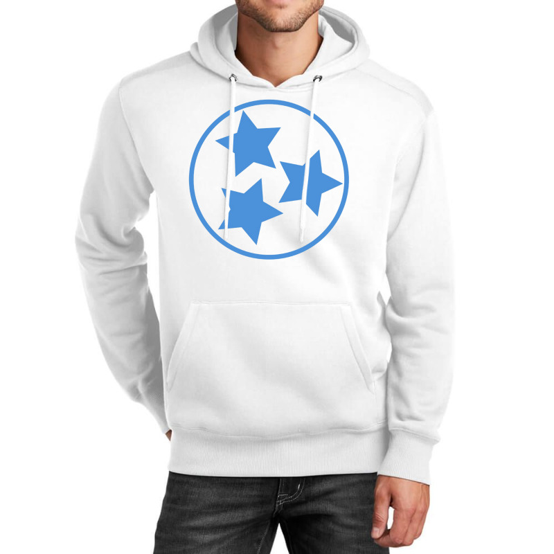 Titan S Blue Tri Star Classic Unisex Hoodie | Artistshot