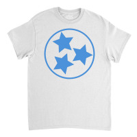 Titan S Blue Tri Star Classic Classic T-shirt | Artistshot