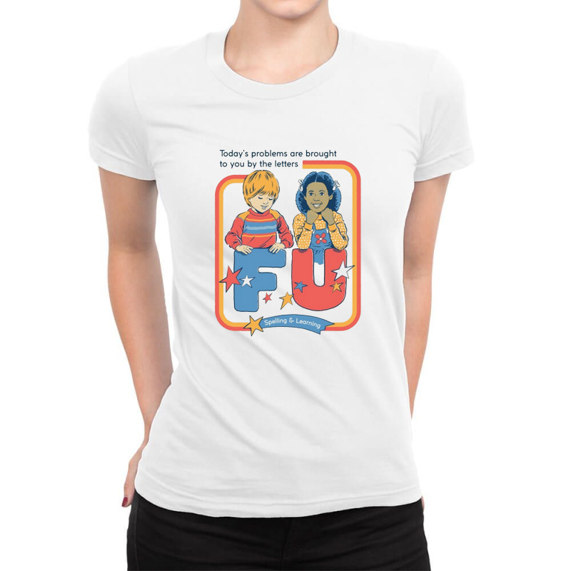 Today's Problems Ladies Fitted T-shirt | Artistshot