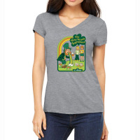 The Very Drunk Leprechaun Hardcover Women's V-neck T-shirt | Artistshot