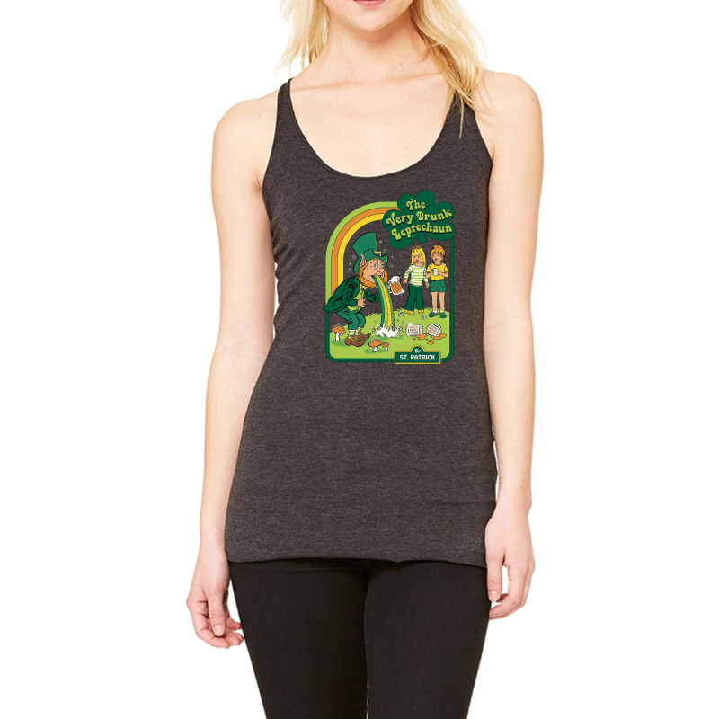 The Very Drunk Leprechaun Hardcover Racerback Tank | Artistshot