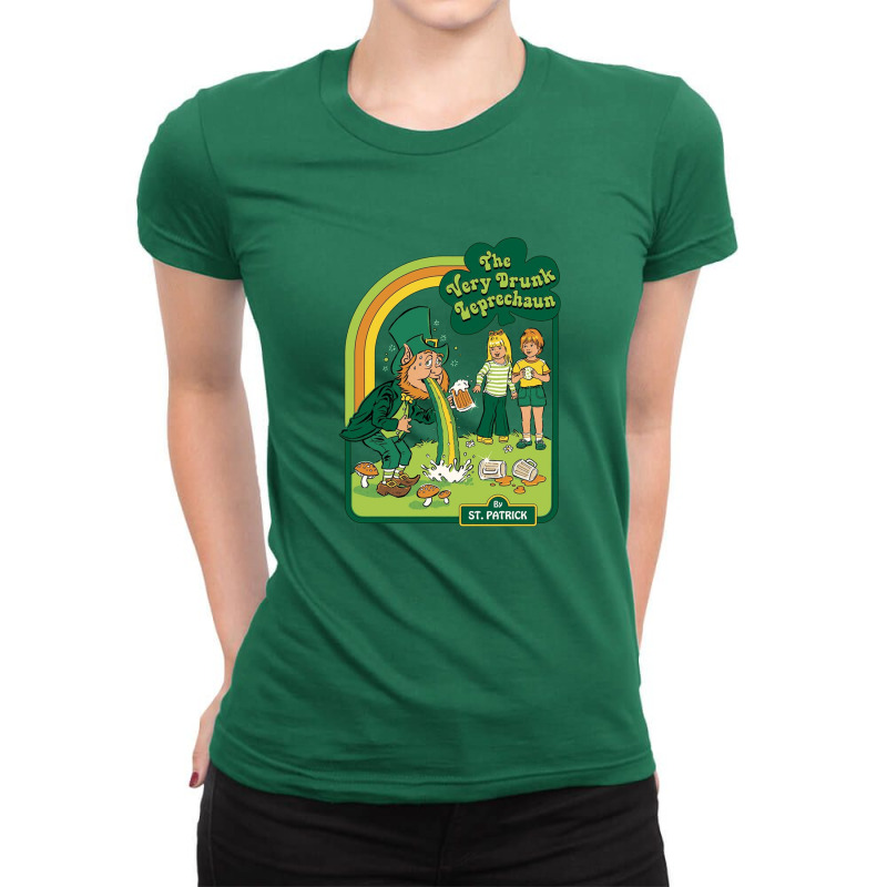 The Very Drunk Leprechaun Hardcover Ladies Fitted T-shirt | Artistshot