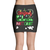 I Run On Wine And Christmas Cheer 92583570 Mini Skirts | Artistshot
