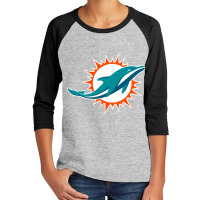 The-miami-dolphins-pen Youth 3/4 Sleeve | Artistshot