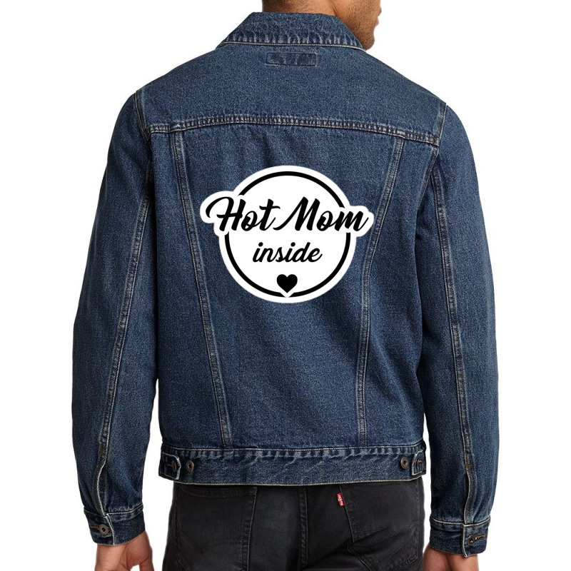 I Support The Current Men Denim Jacket | Artistshot