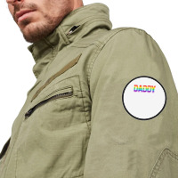 Daddy, Gay Daddy Bear, Retro Lgbt Rainbow, Lgbtq Pride T Shirt Round Patch | Artistshot