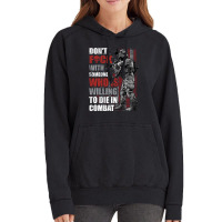 Don't Fuck With Someone Who Is Willing To Die In Combat Vintage Hoodie | Artistshot