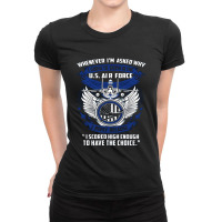 I Choise Us Air Force Ladies Fitted T-shirt | Artistshot