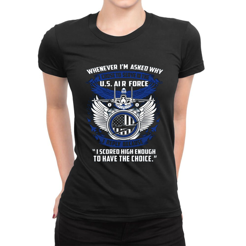 I Choise Us Air Force Ladies Fitted T-Shirt by hoainv | Artistshot