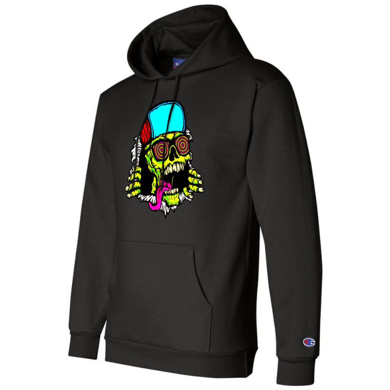 Skull Pop Art Champion Hoodie | Artistshot