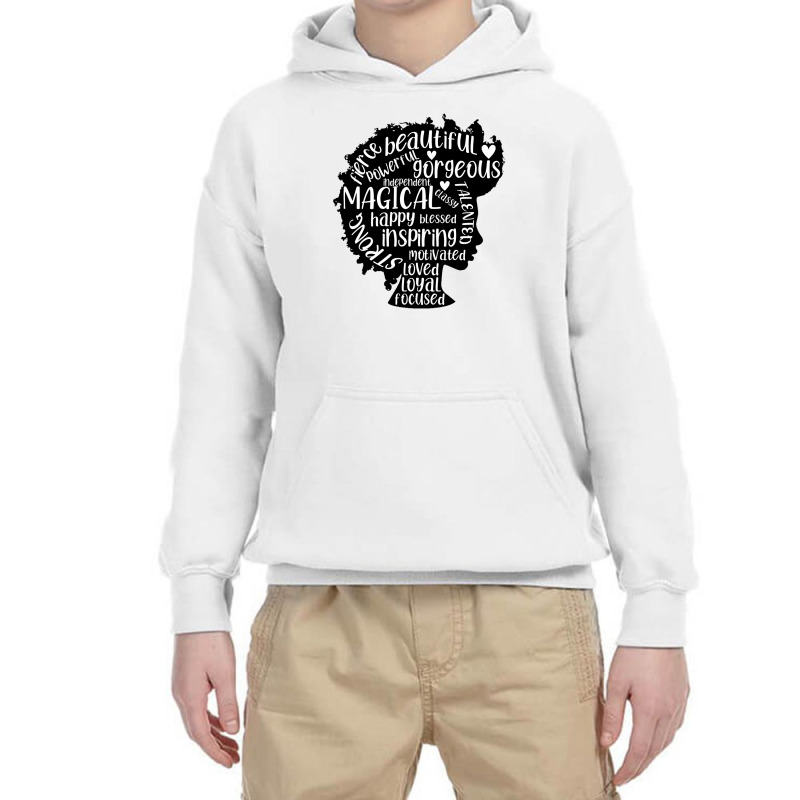 Black Woman Black Girl Magic Boss Black Lives Matter Youth Hoodie by coşkun | Artistshot