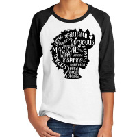 Black Woman Black Girl Magic Boss Black Lives Matter Youth 3/4 Sleeve | Artistshot