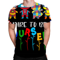 Dare To Be Yourself Shirt Autism Awareness Superheroes T Shirt All Over Men's T-shirt | Artistshot