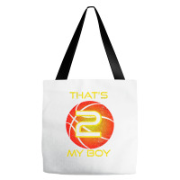 Thats My Boy Basketball Player Number 2 Basketball Premium T Shirt Tote Bags | Artistshot
