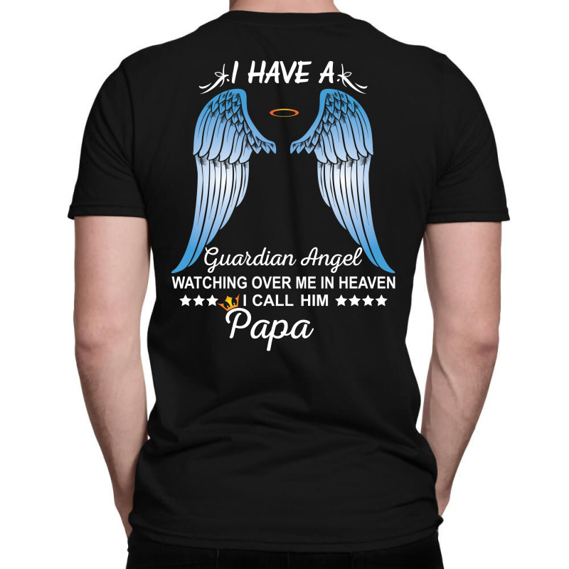 My Papa Is My Guardian Angel T-shirt | Artistshot