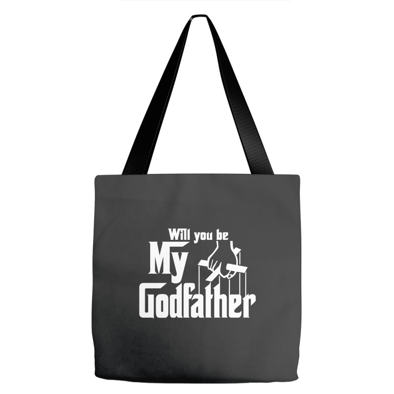 Will You Be My Godfather Tote Bags | Artistshot