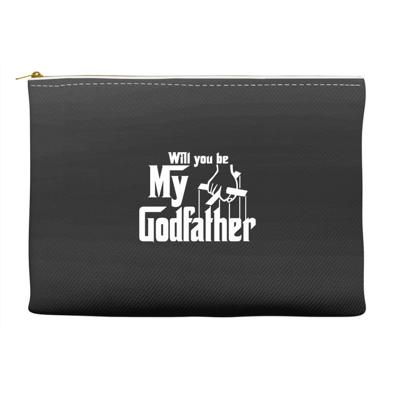 Will You Be My Godfather Accessory Pouches | Artistshot