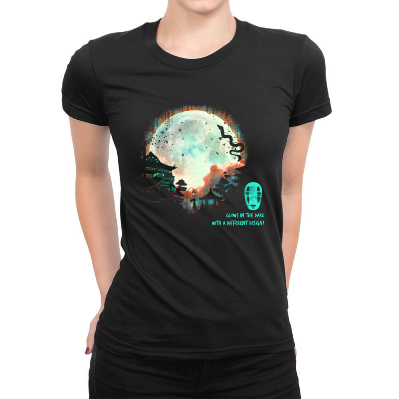 Thermal Moon Glow Ladies Fitted T-Shirt by Brento | Artistshot