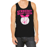 Strike Out Breast Cancer Awareness Baseball Fighters T Shirt Tank Top | Artistshot